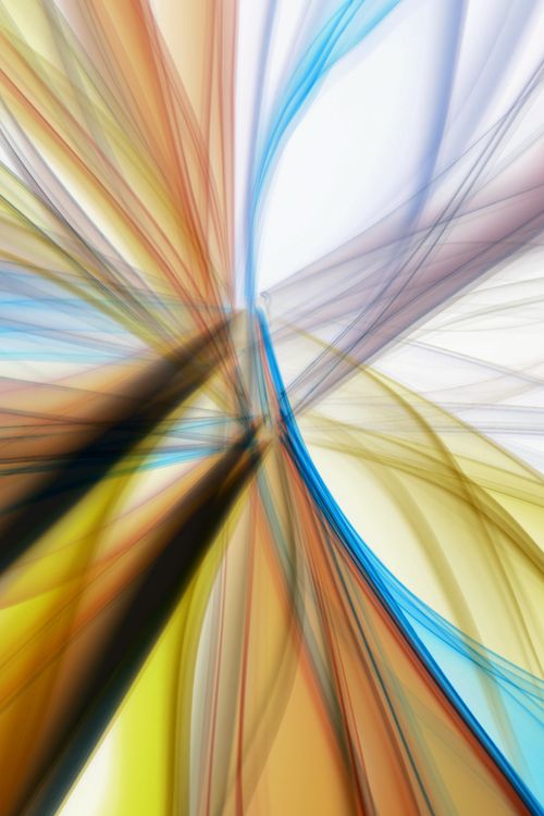 Free Abstract art featuring dynamic and colorful lines, creating a vibrant visual impact. Stock Photo