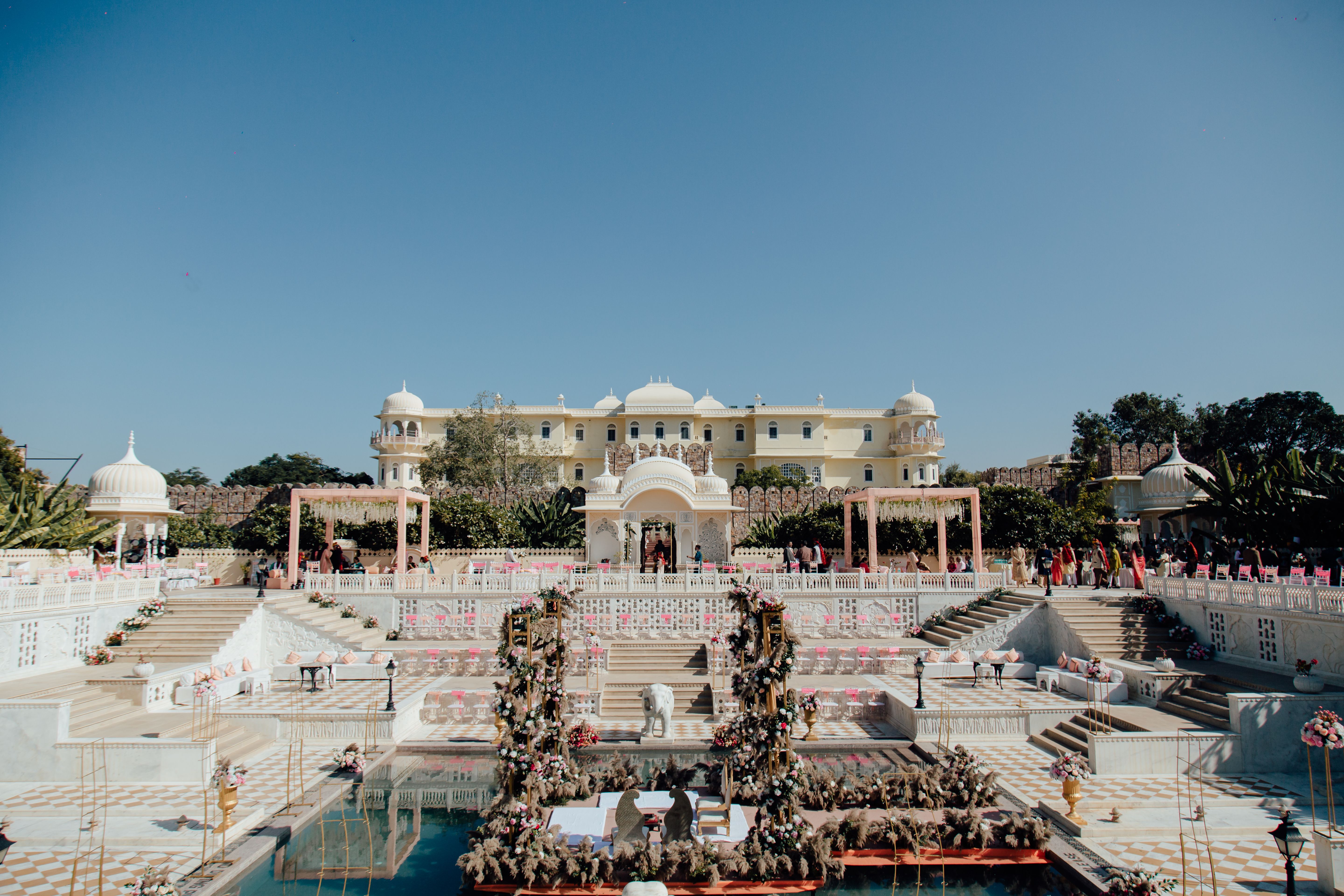 Royal palace wedding