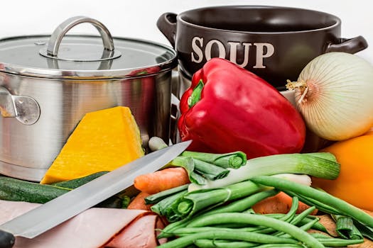 Group of Vegetables Near Stainless Steel Cooking Bowl