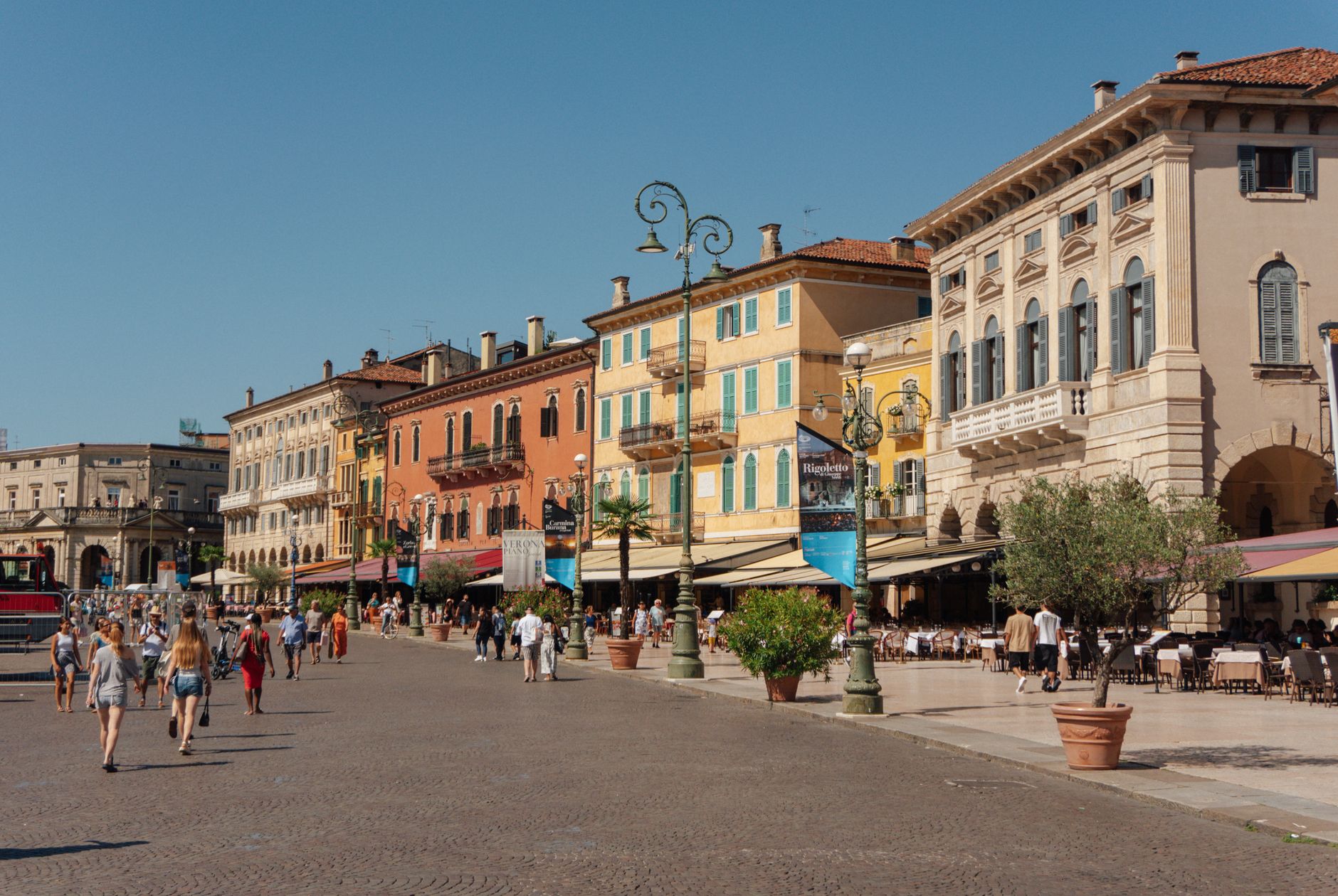 European pedestrian street