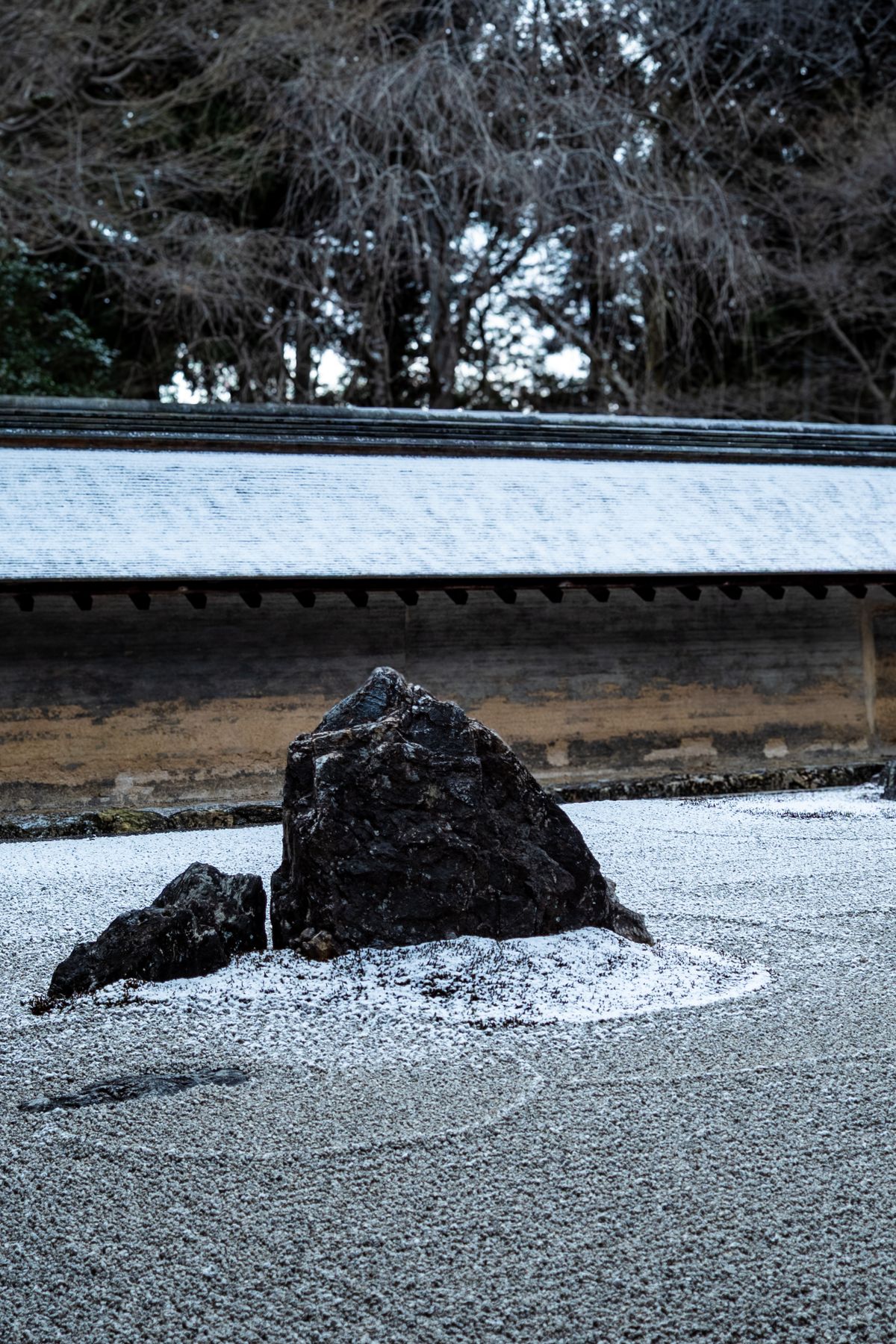 Ryoanji Temple rock garden in Kyoto