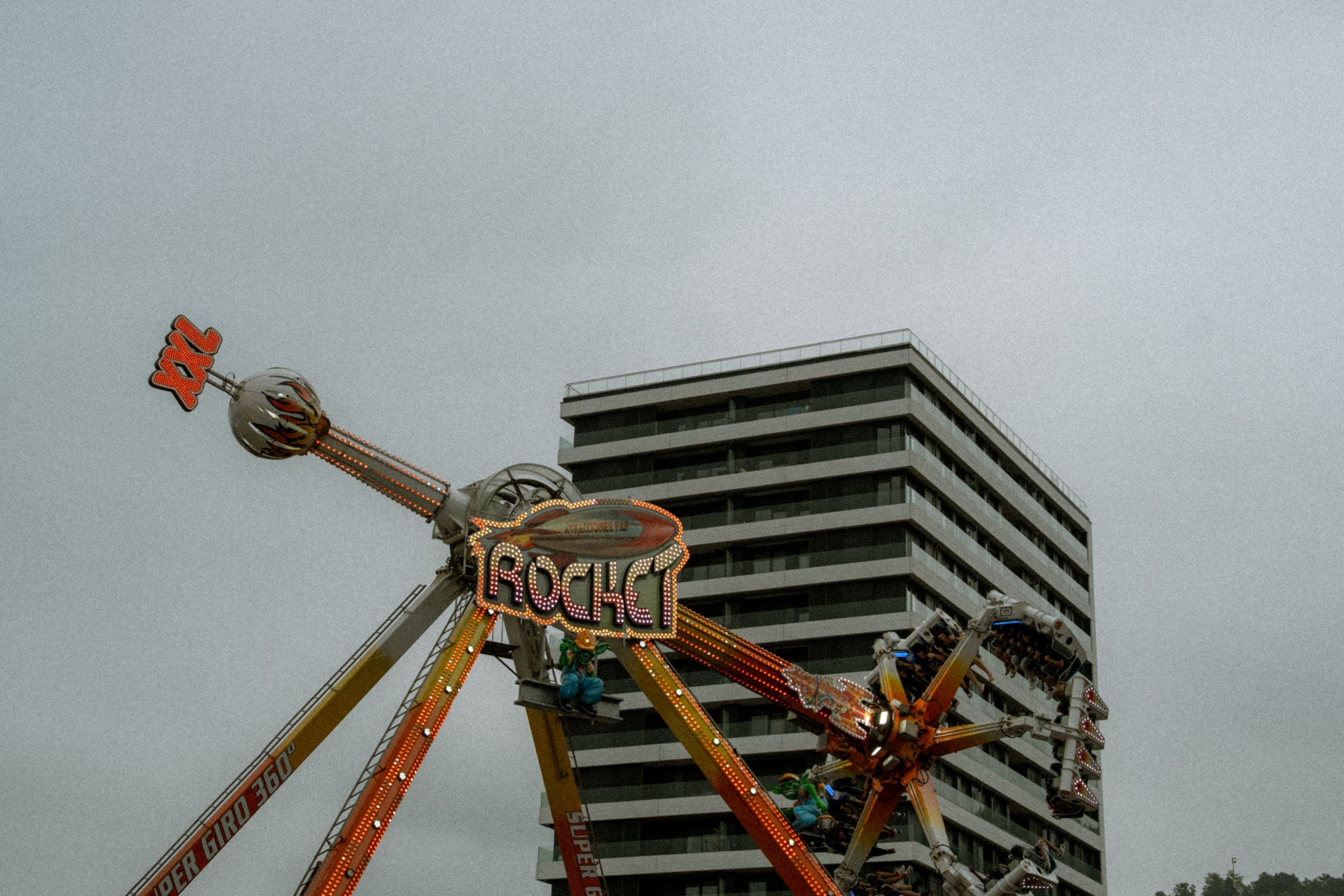 Rocket Rider Thrilling Rocket Ride at Urban Carnival · Free Stock Photo