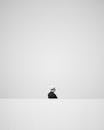 Minimalist Portrait of Worker in Canary Islands