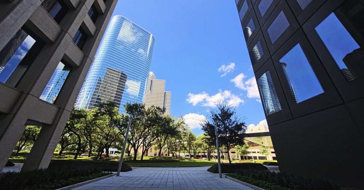 exterior of Christ Embassy Houston-Fulshear building at 5150 Ranch Point Dr with Texas sky