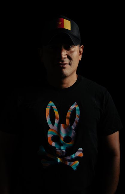 Camiseta Preta Estampada