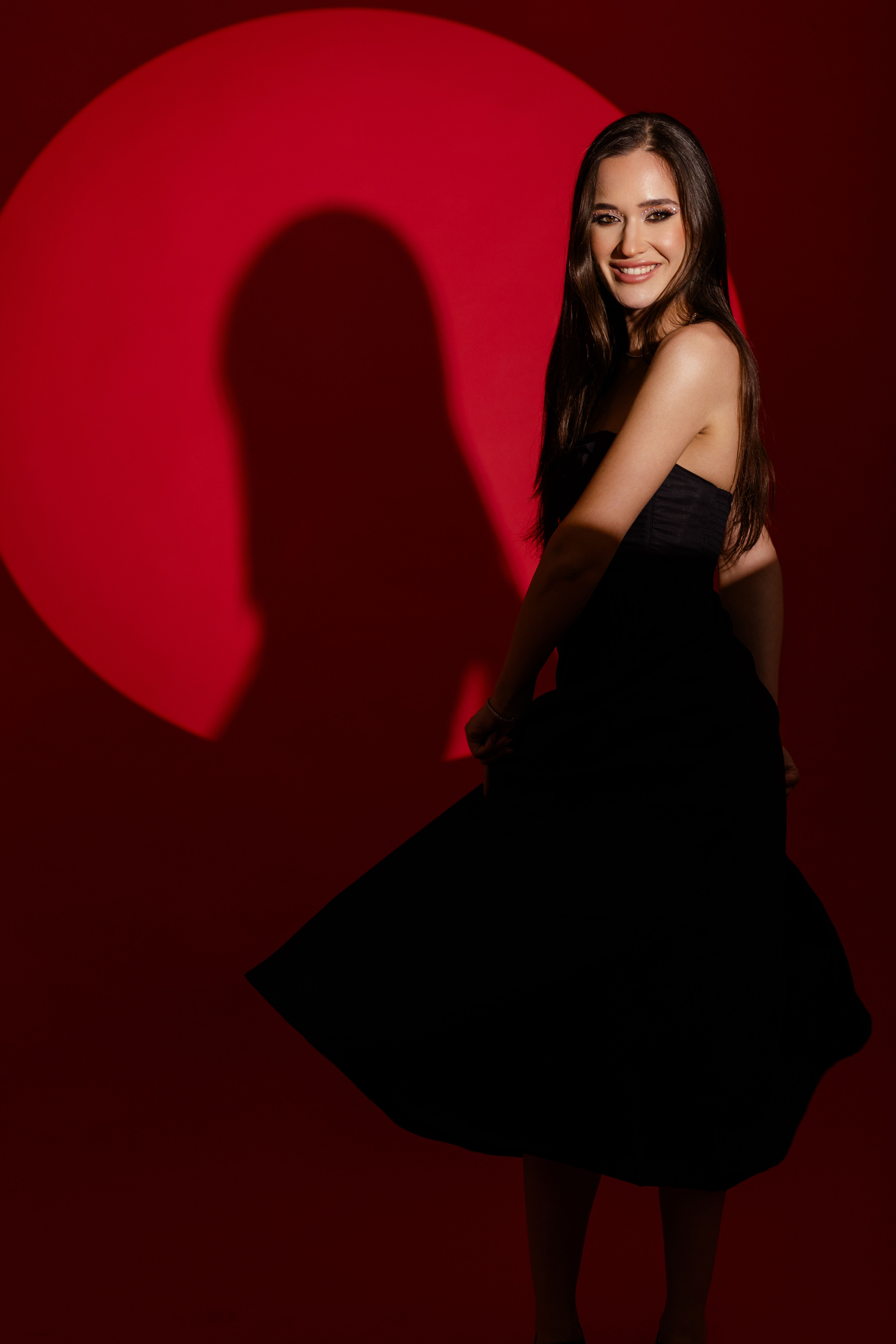 background for black dress ZITA DRESS