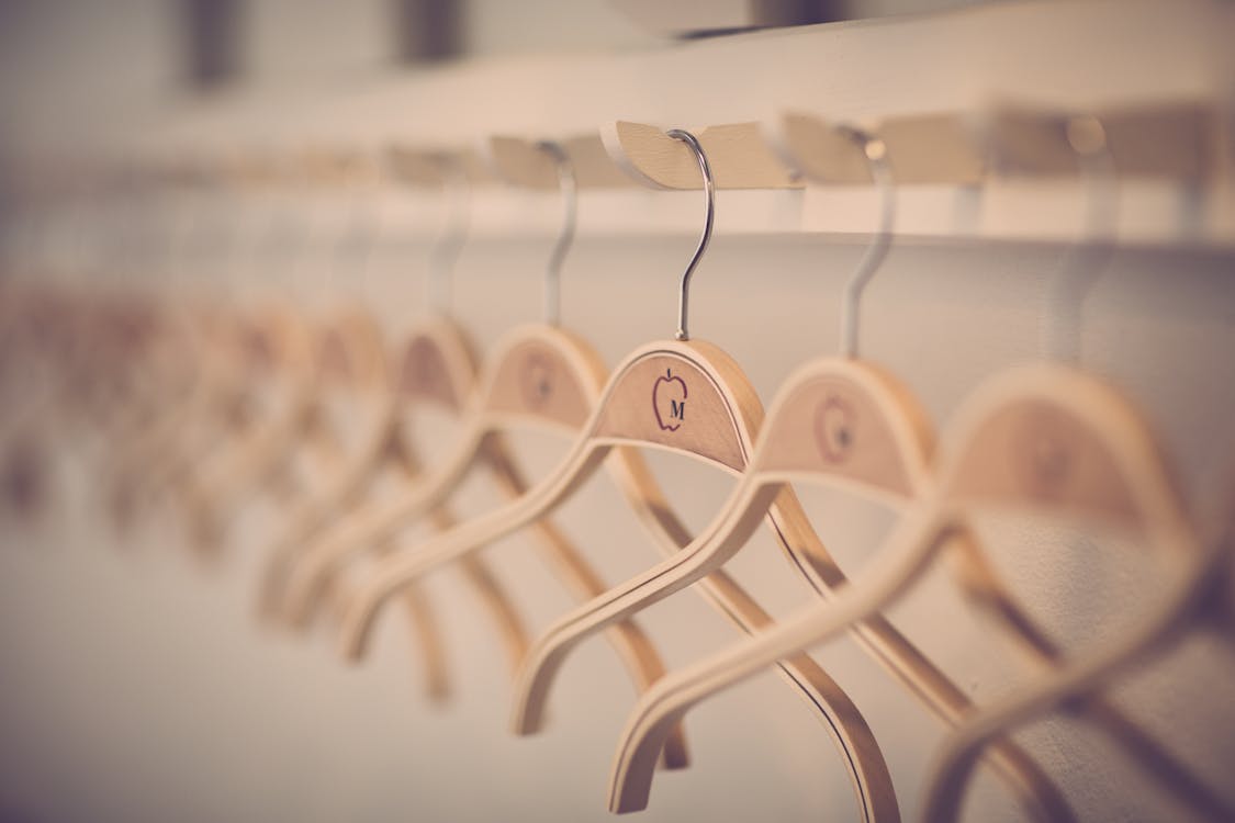 Free Close-up of Clothes Hanging in Store Stock Photo