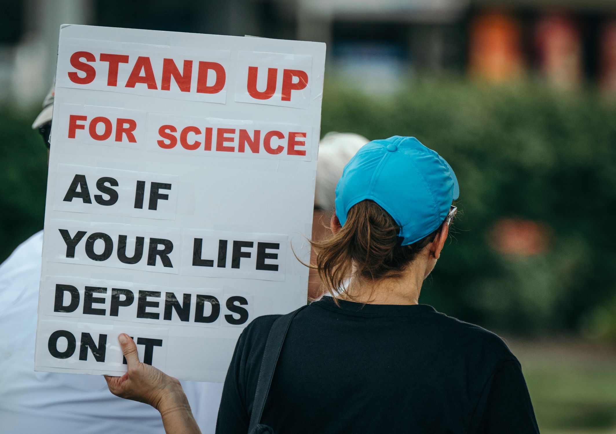 Science Protest Symbol Science Activism Protest Sign Displayed · Free Stock Photo