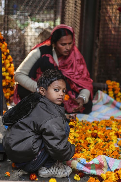 Boy Wearing Black Jacket