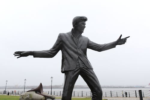 Free stock photo of billy fury, liverpool, statue