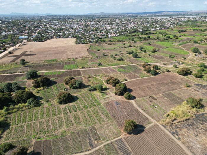 Farmland from above, East Africa