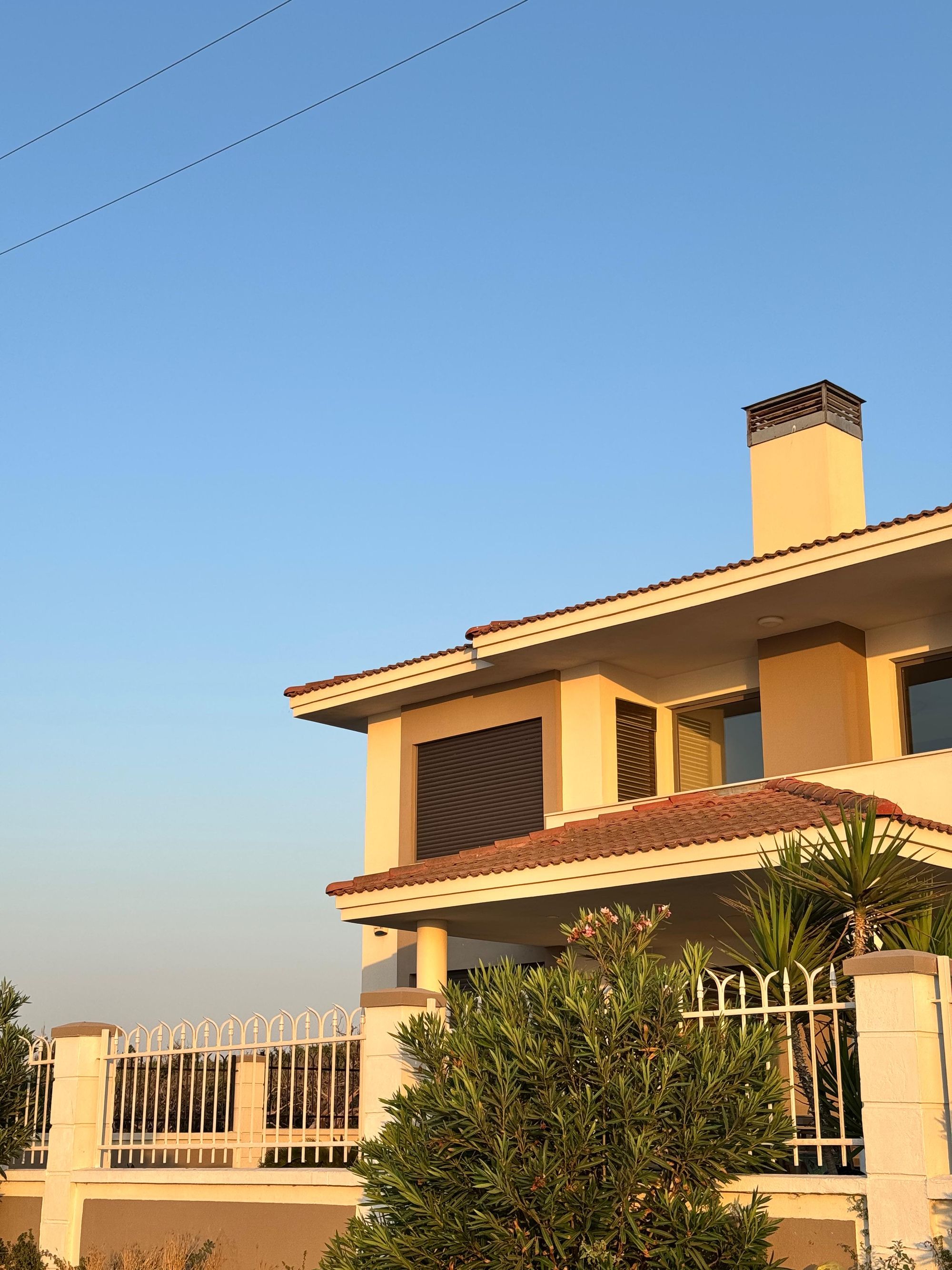 Contemporary rental home exterior