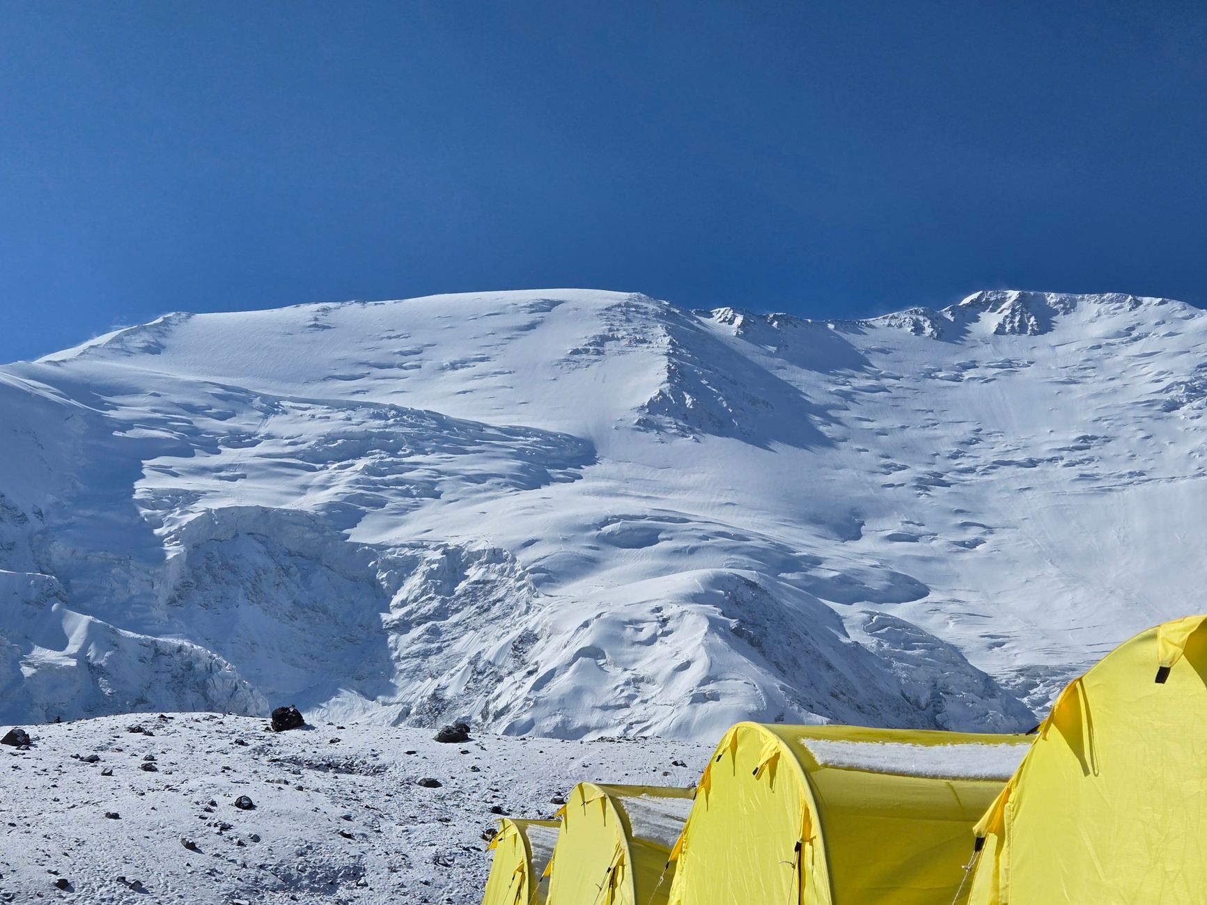 Karakoram glacier camp
