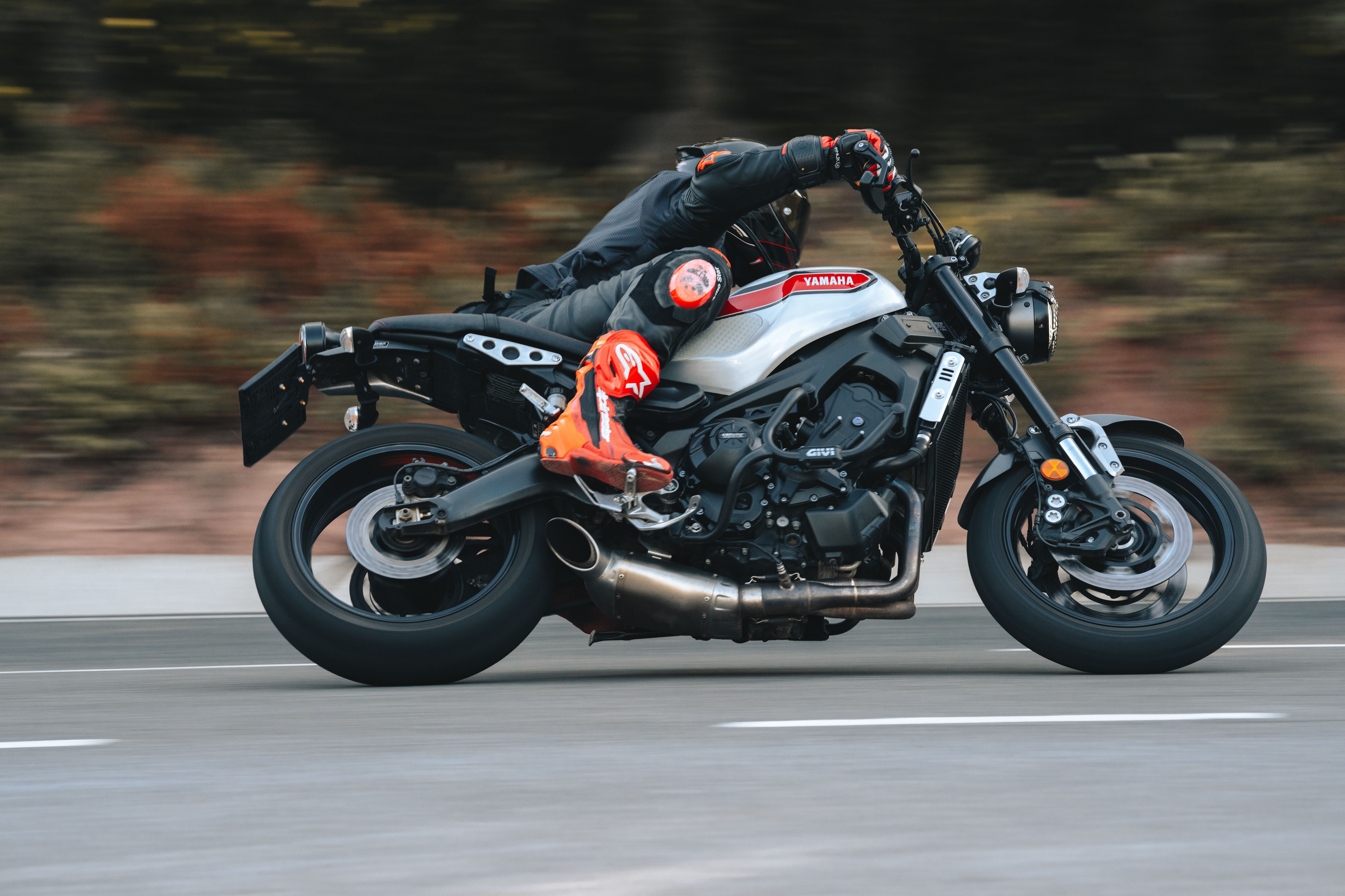 Fast Motorcycle Ride on Open Road · Free Stock Photo