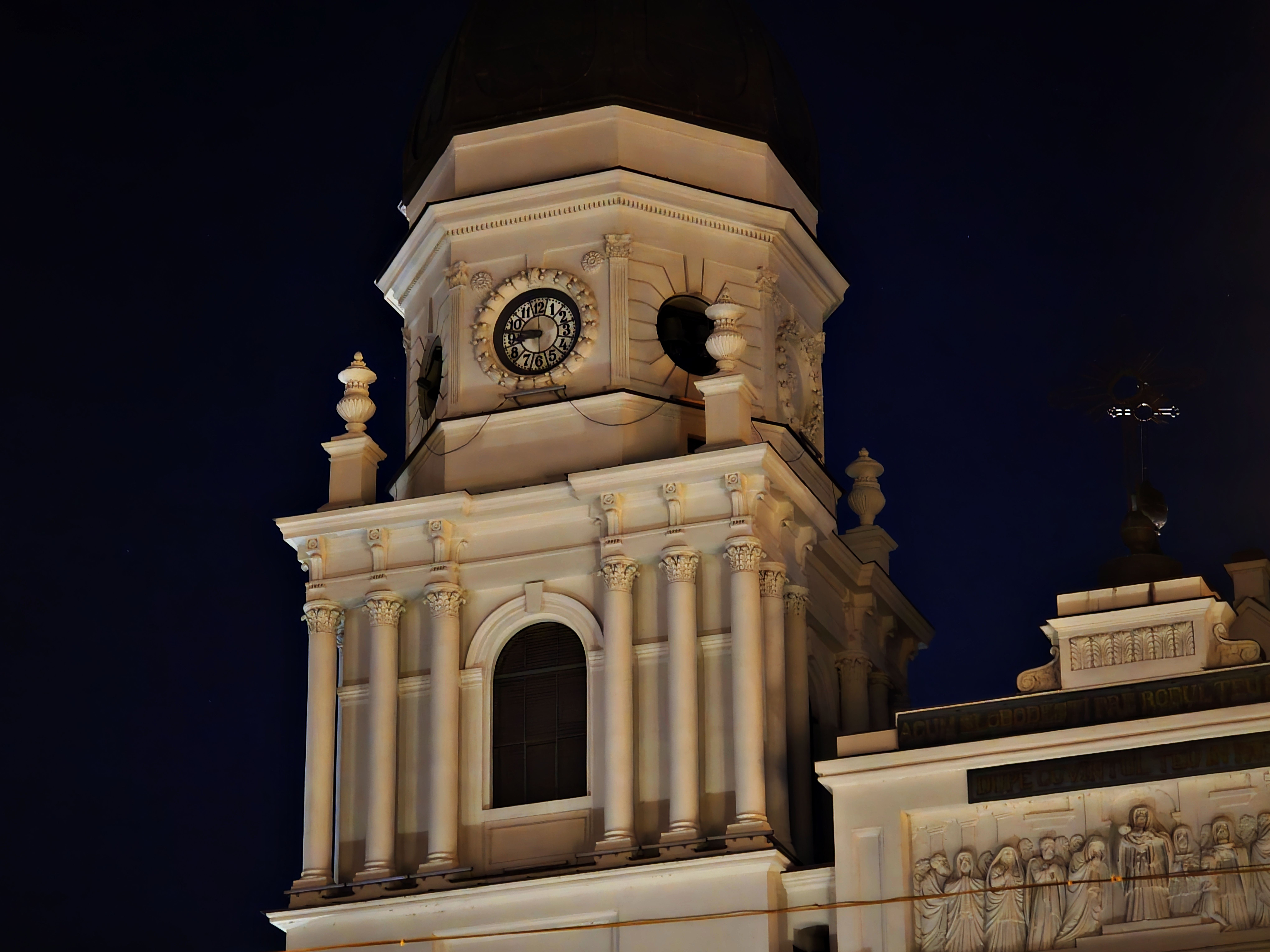 Historic Clock Tower at Night in Iași Romania · Free Stock Photo