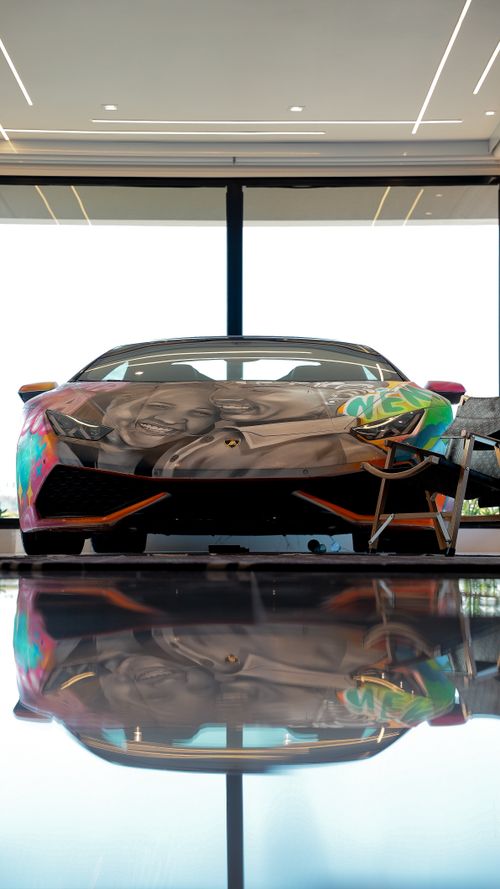 Free Lamborghini Huracán Wallpaper Stock Photo