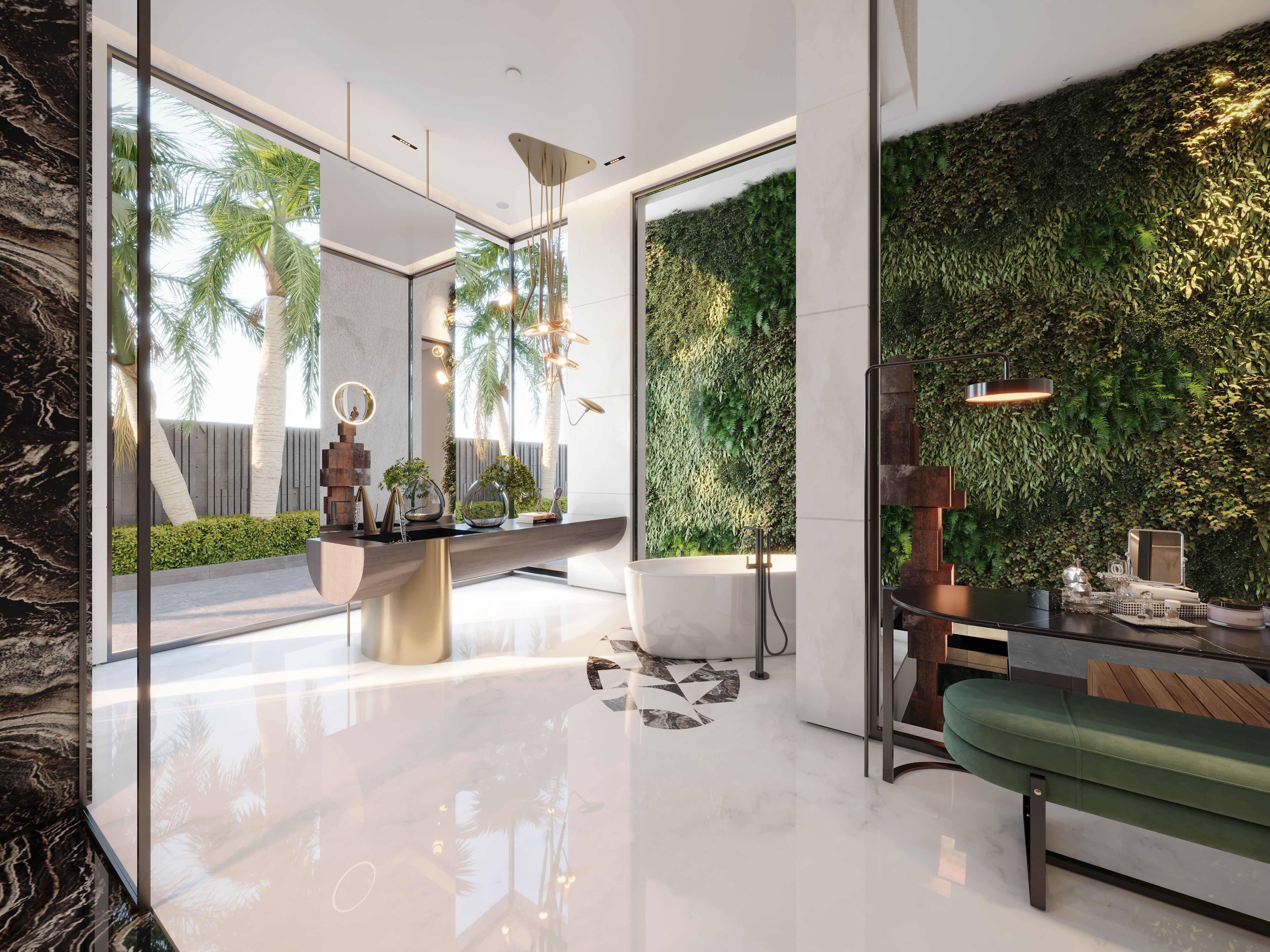 Tropical interior