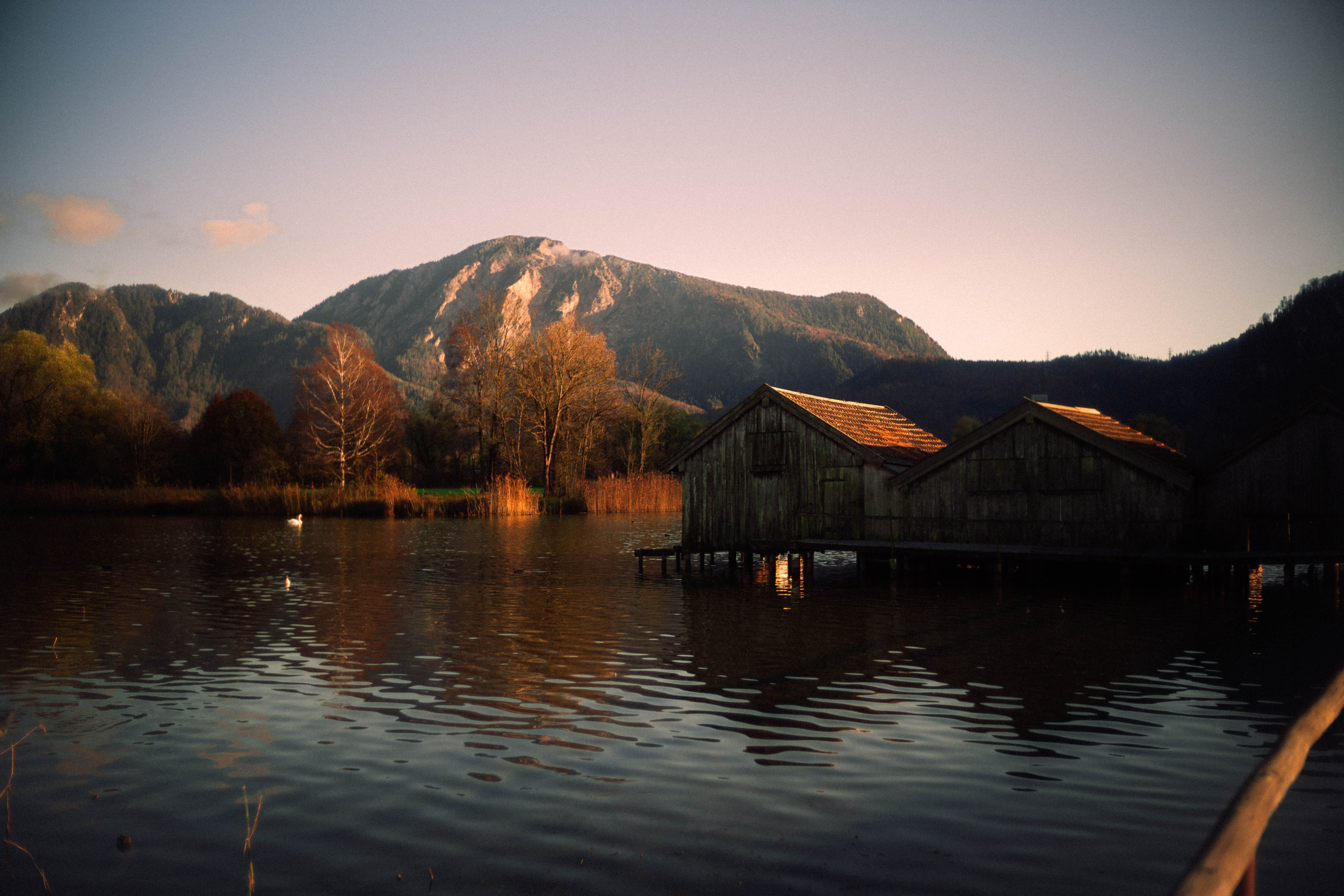 Lake Cabin Sunset jigsaw puzzle