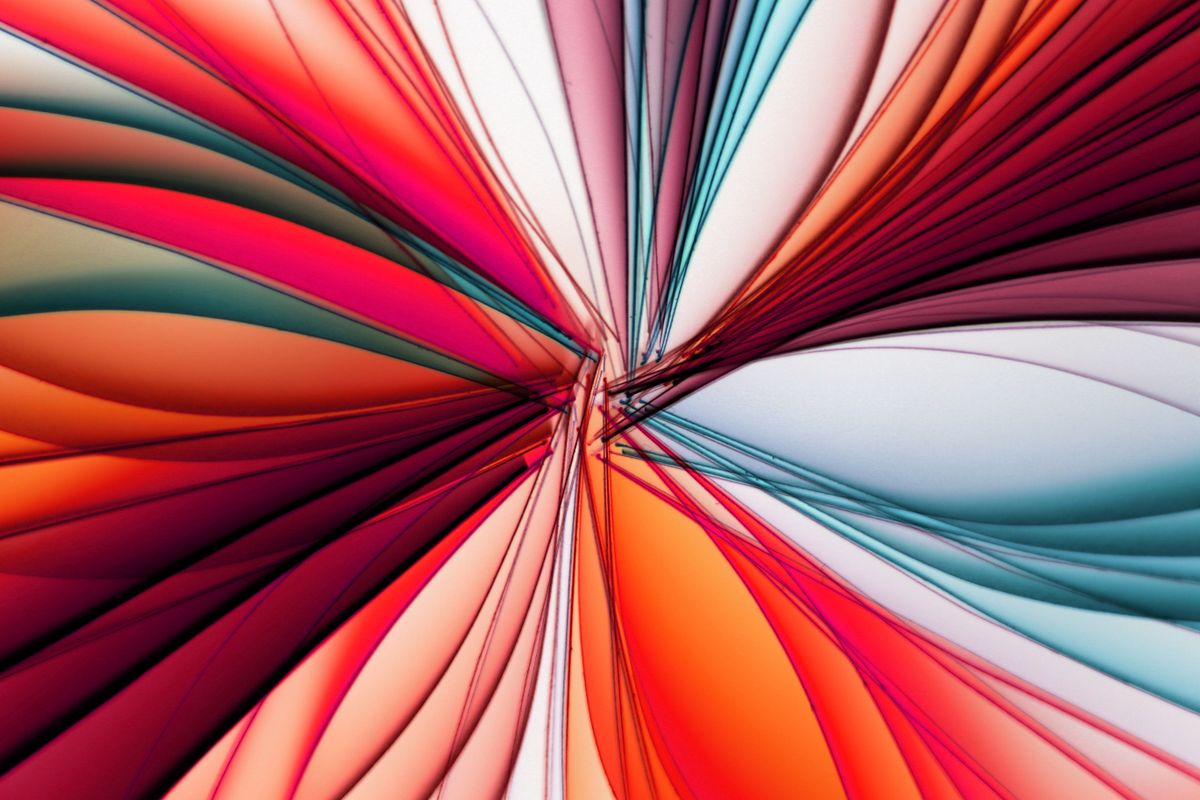 Vibrant Abstract Folded Paper Art Design · Free Stock Photo