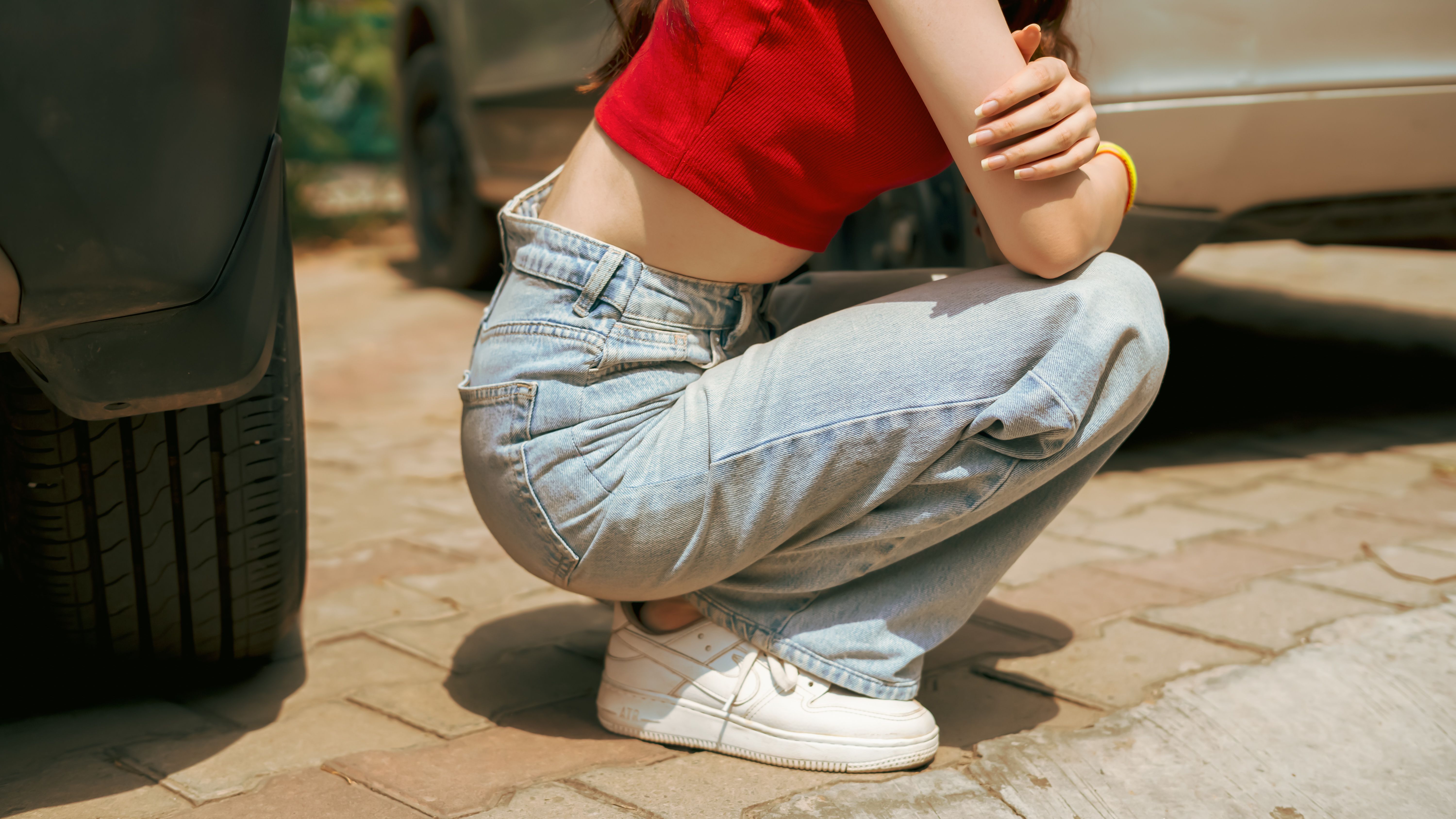 side slit jeans how to wear