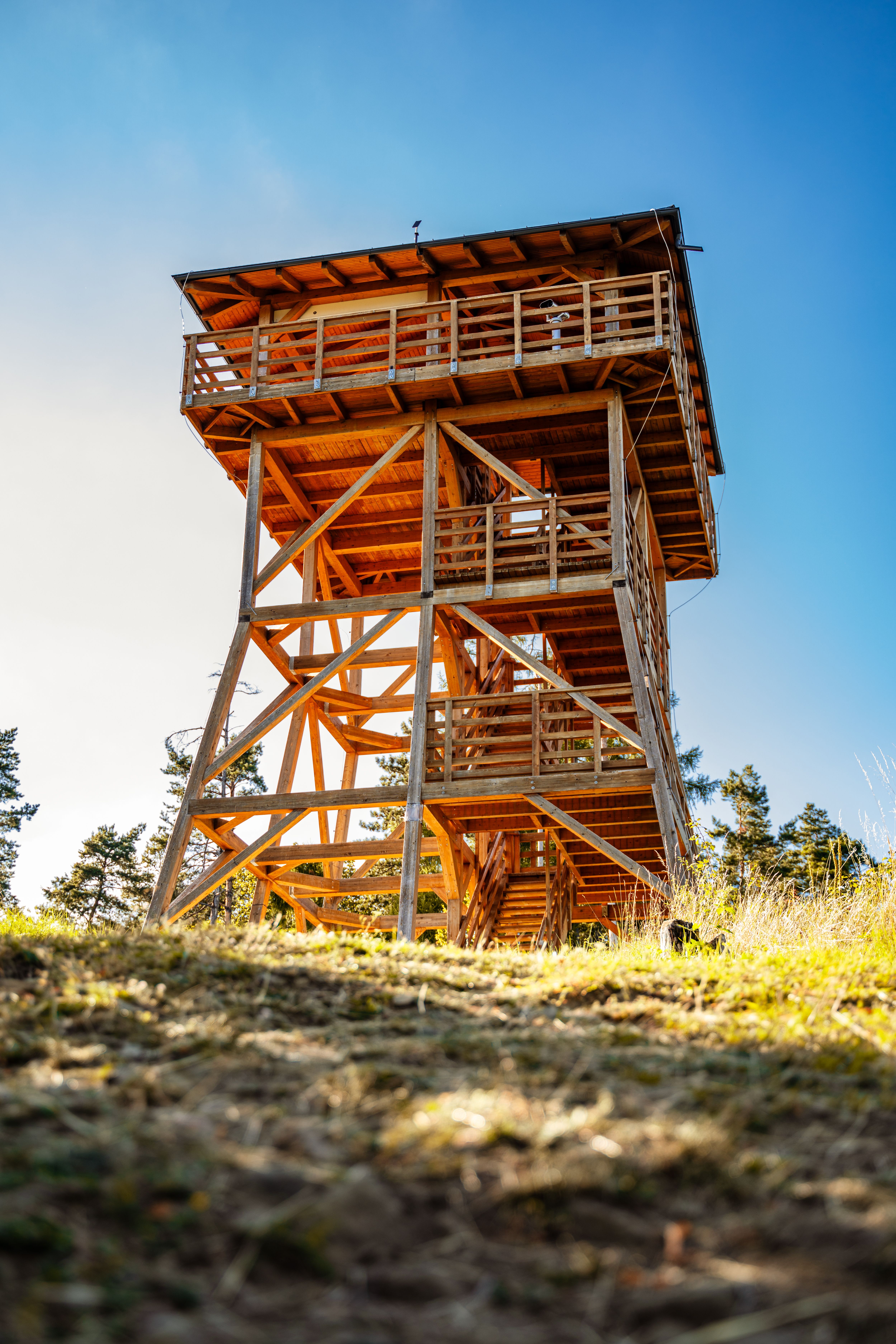 Rustic Wooden Observation Tower in Slovakia · Free Stock Photo