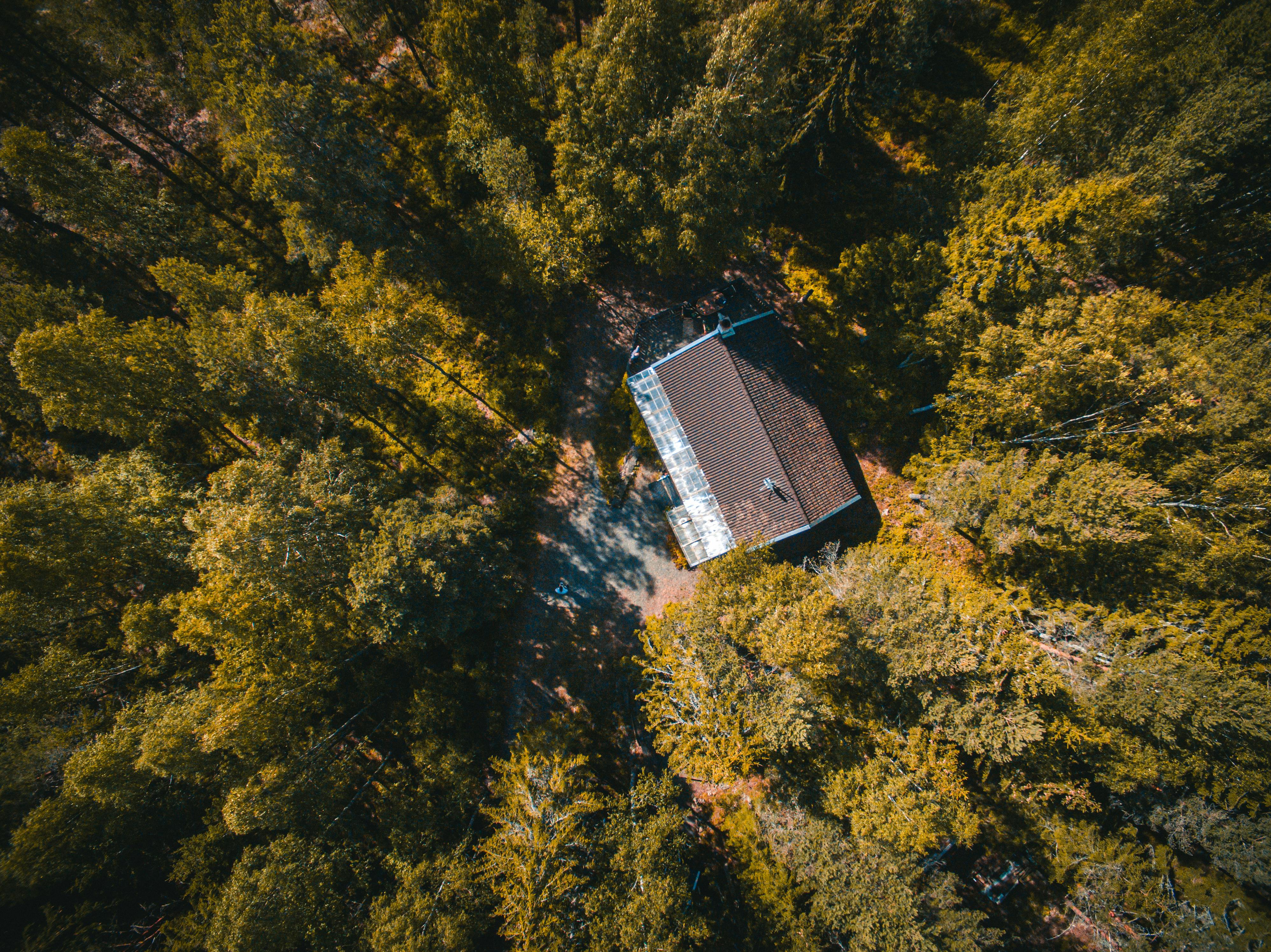 aerial views of property