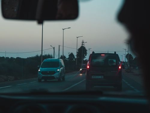 Free stock photo of carphotography, city evening, moody atmosphere Stock Photo
