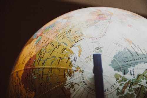 Desk Globe on Shallow Focus Lens