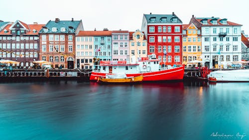 Δωρεάν στοκ φωτογραφιών με nyhavn, nyhavncopenhagen, βάρκα