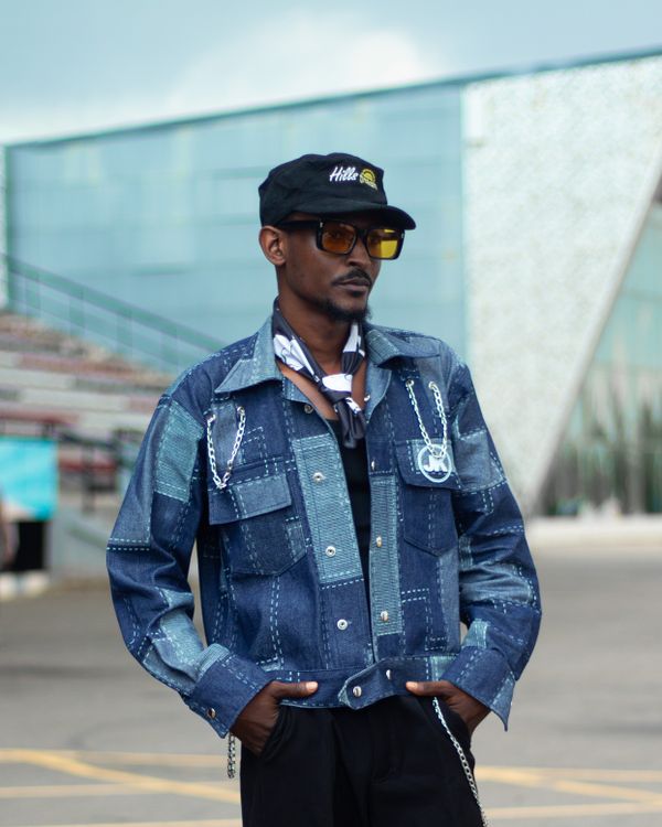 Stylish Urban Man in Denim Outfit Outdoors · Free Stock Photo