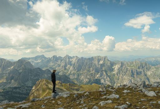 Discover serene vistas of the Accursed Mountains in Shkodër County, Albania, perfect for hiking adventures.
