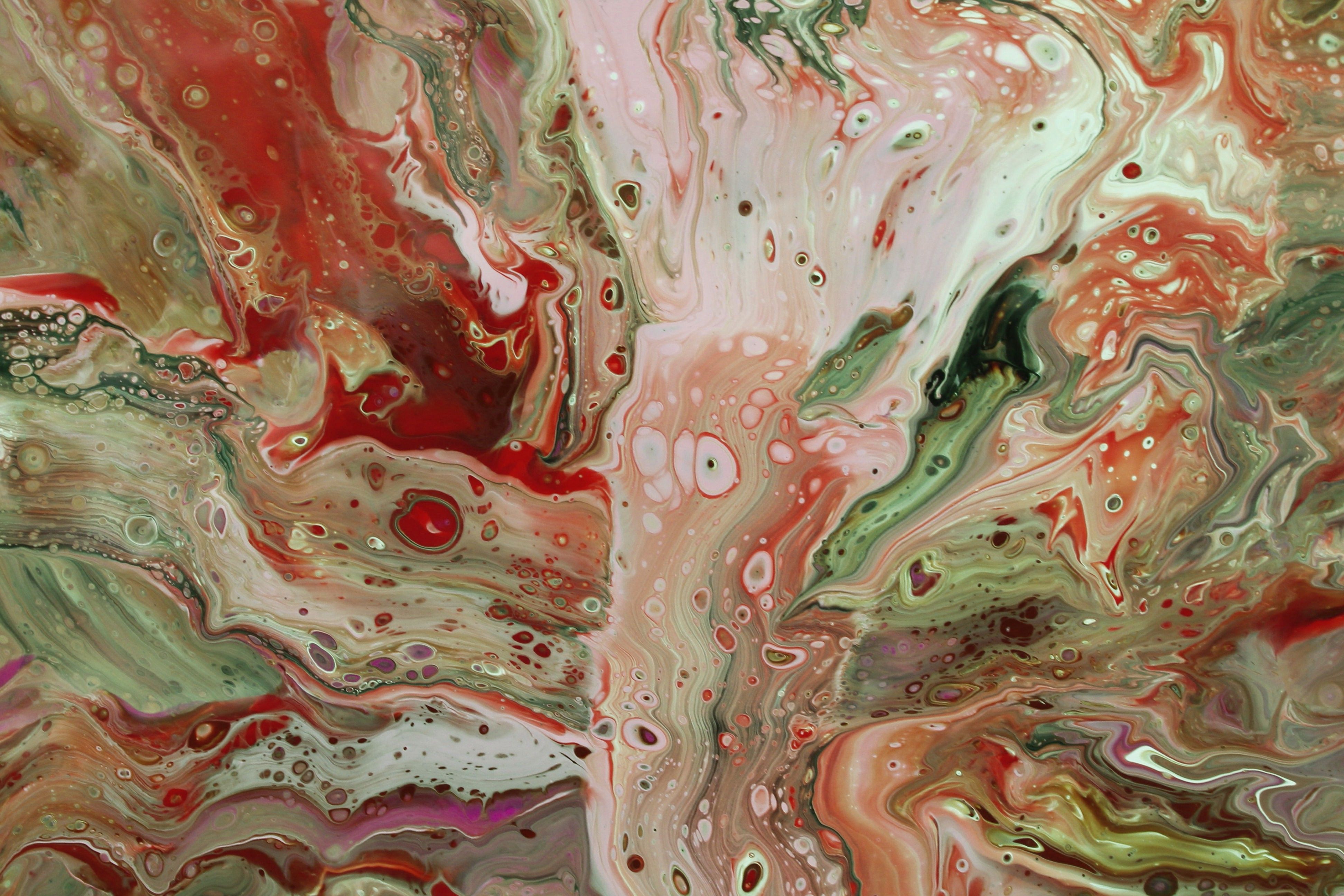 Vibrant Abstract Fluid Art in Earthy Tones · Free Stock Photo