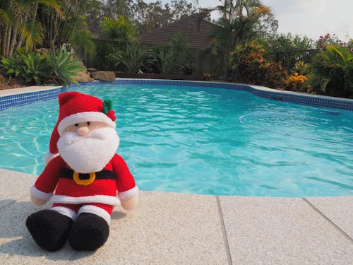 Free stock photo of santa pool Stock Photo