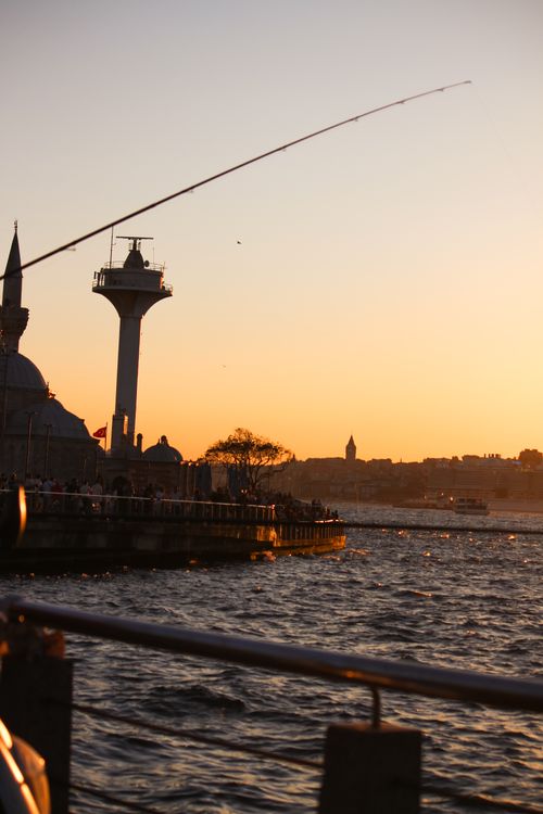 Free stock photo of cloudy sunset, golden sunset, i̇stanbul lovers Stock Photo