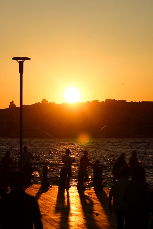 Free stock photo of cloudy sunset, golden sunset, i̇stanbul lovers Stock Photo