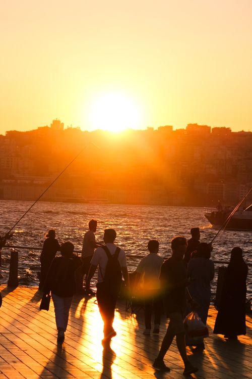 Free stock photo of cloudy sunset, golden sunset, i̇stanbul lovers Stock Photo