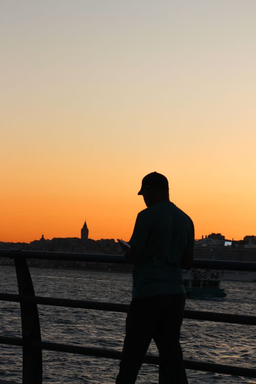 Free stock photo of cloudy sunset, golden sunset, i̇stanbul lovers Stock Photo