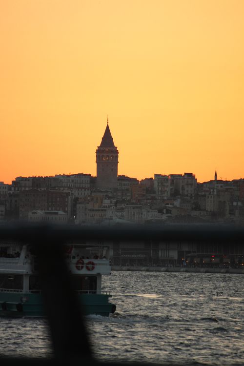 Free stock photo of cloudy sunset, golden sunset, i̇stanbul lovers Stock Photo