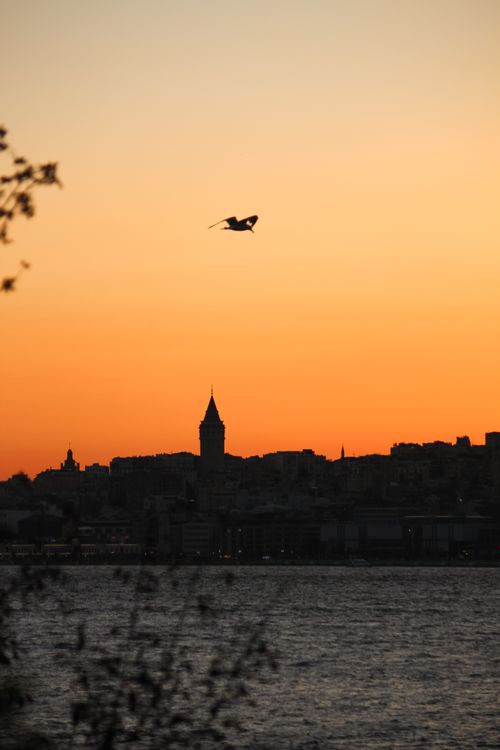 Free stock photo of cloudy sunset, golden sunset, i̇stanbul lovers Stock Photo