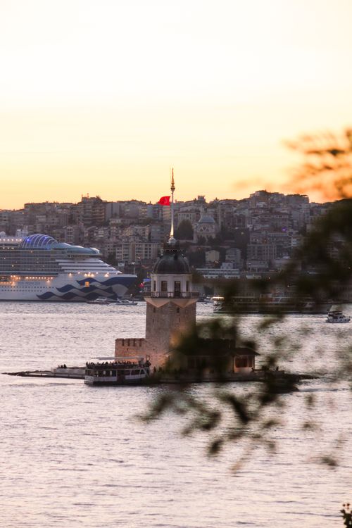 Free stock photo of cloudy sunset, golden sunset, i̇stanbul lovers Stock Photo