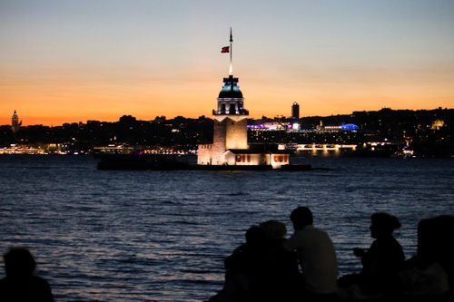 Free stock photo of cloudy sunset, golden sunset, i̇stanbul lovers Stock Photo