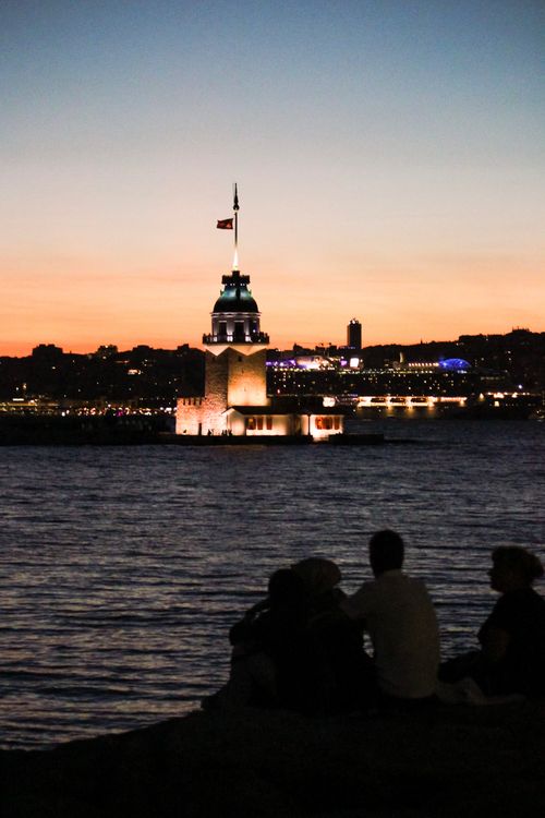 Free stock photo of cloudy sunset, golden sunset, i̇stanbul lovers Stock Photo