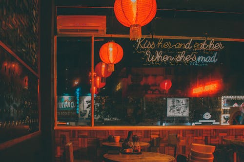 Lighted Asian Lanterns