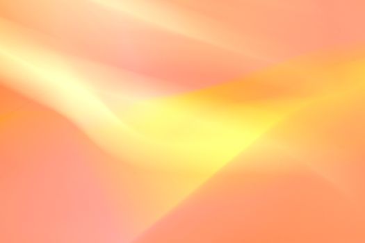 A vibrant abstract image with flowing golden yellow and peach waves creating a soft, smooth gradient look.
