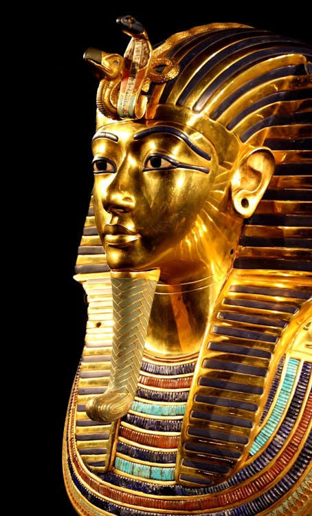 Kostnadsfria Kostnadsfri bild av dödsmask, egypten, farao Stock foto