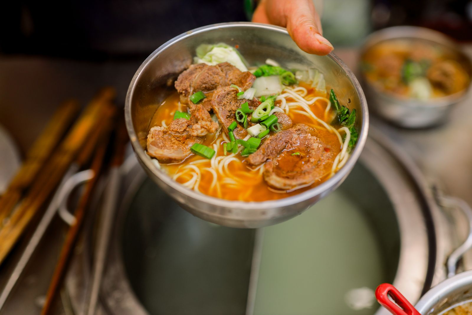 Che Zai Mian (Cart Noodle) — street food from Hong Kong, China