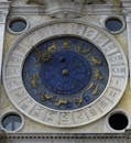 Venetian Zodiac Clock Tower Close-Up
