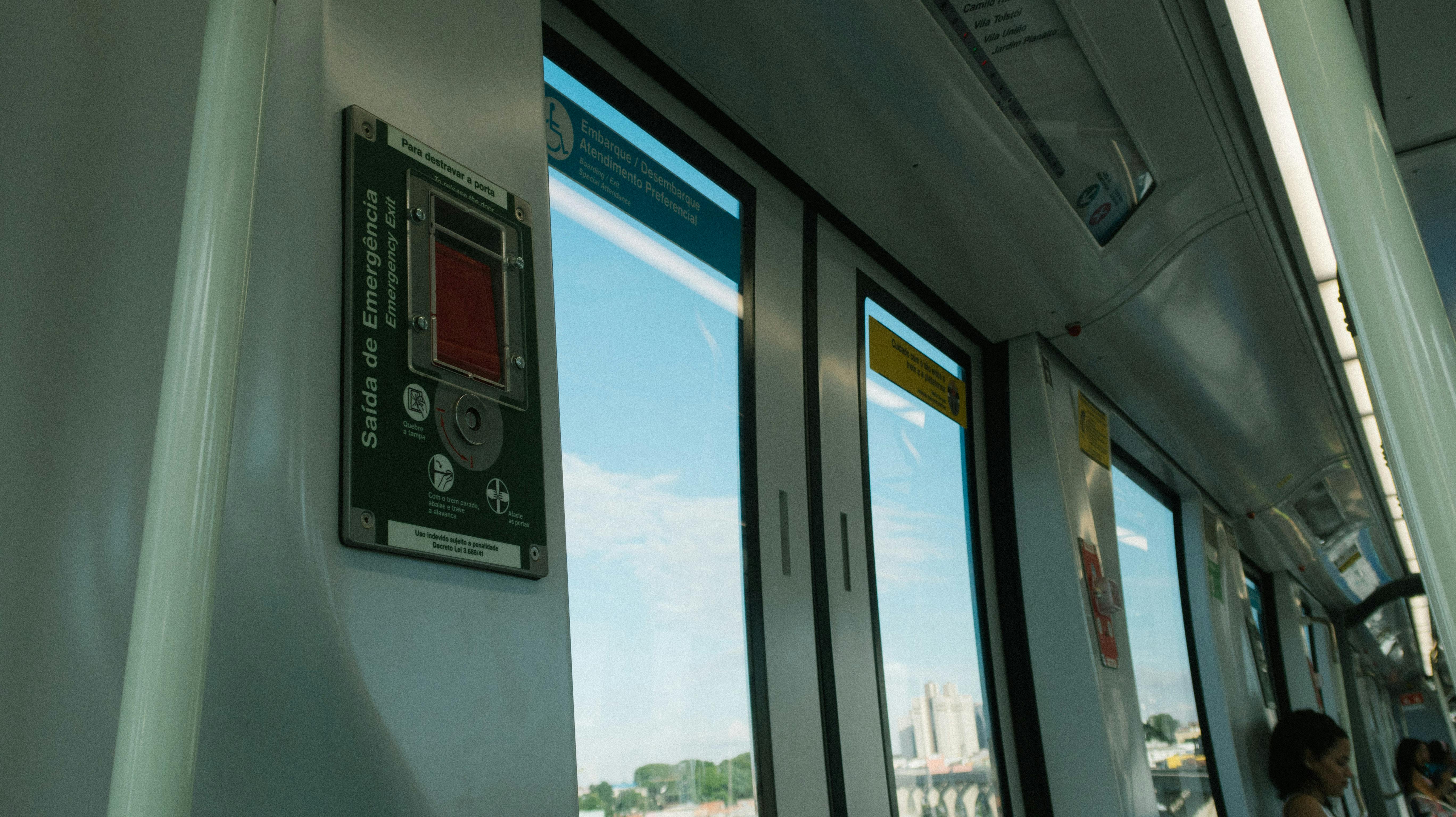 Woman Inside A Train · Free Stock Photo