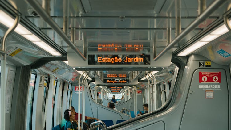 People Inside Train