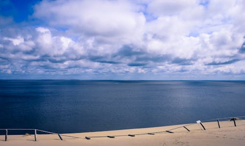 Vista Panorámica Del Mar Contra El Cielo